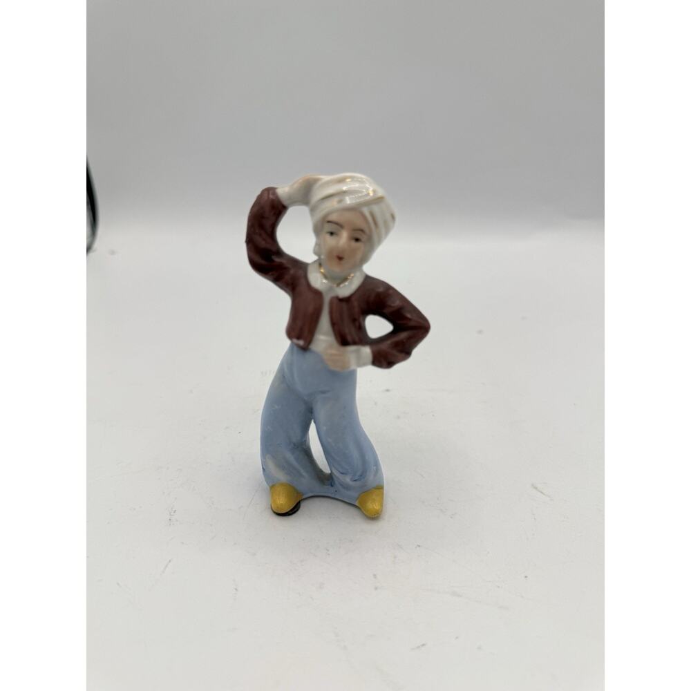 Vintage Occupied Japan Middle Eastern Dancer Figurine Hand Painted 4.75”